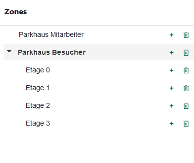 Abbildung 8: Example of zone design with grouping element Abbildung 8: Example of zone design with grouping element